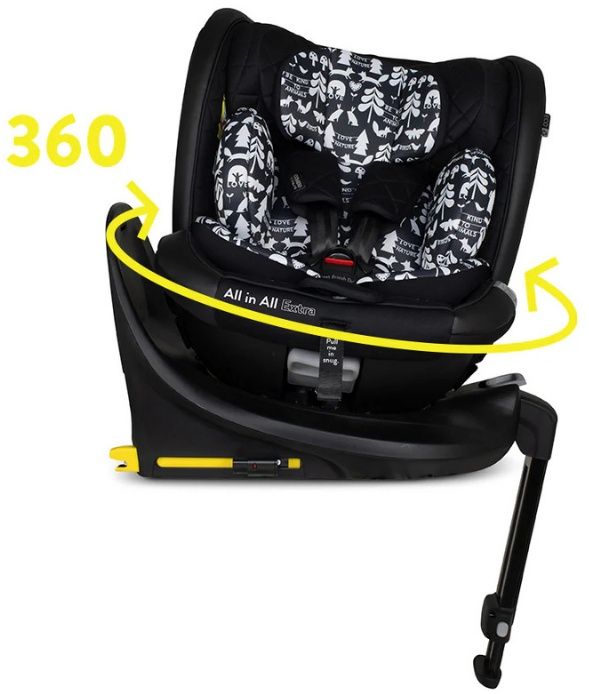Стол за кола Cosatto - All in All Extra, 360°, IsoFix, i-Size, 40-150 cm, Silhouette