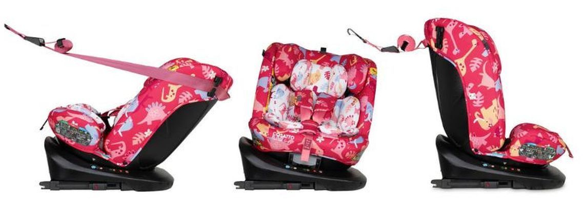 Стол за кола Cosatto - Get Set Gro, 360°, IsoFix, i-Size, 40-150 cm, Dino Delite