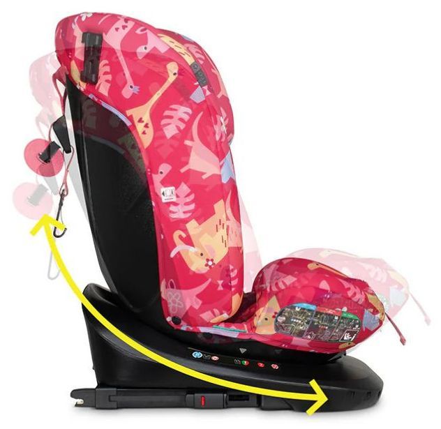 Стол за кола Cosatto - Get Set Gro, 360°, IsoFix, i-Size, 40-150 cm, Dino Delite