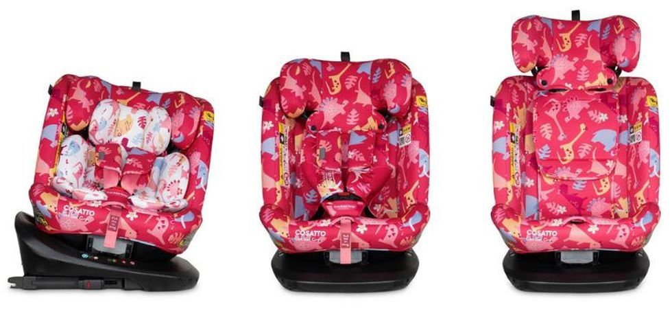 Стол за кола Cosatto - Get Set Gro, 360°, IsoFix, i-Size, 40-150 cm, Dino Delite
