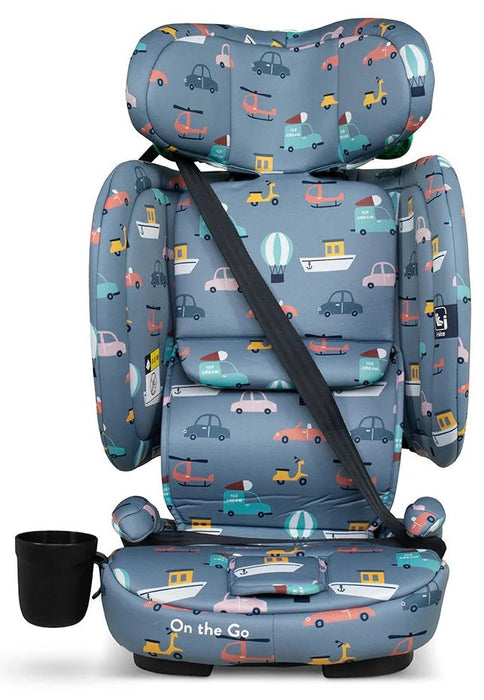 Стол за кола Cosatto - On The Go, IsoFix, i-Size, 76-150 cm, Itchy Feet Sky