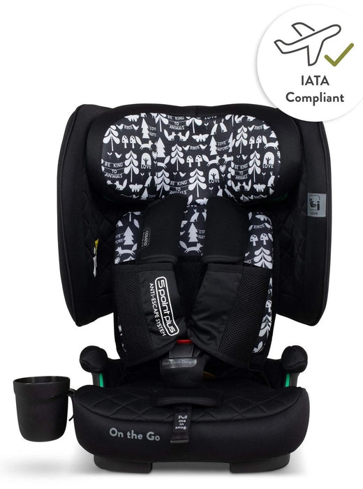 Стол за кола Cosatto - On The Go, IsoFix, i-Size, 76-150 cm, Silhouette