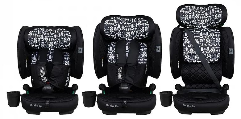 Стол за кола Cosatto - On The Go, IsoFix, i-Size, 76-150 cm, Silhouette