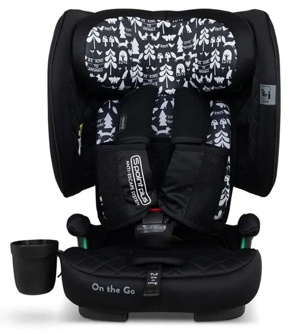 Стол за кола Cosatto - On The Go, IsoFix, i-Size, 76-150 cm, Silhouette