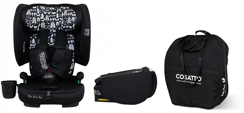 Стол за кола Cosatto - On The Go, IsoFix, i-Size, 76-150 cm, Silhouette