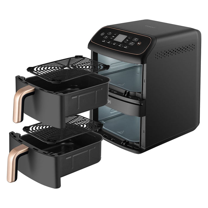 Фритюрник COSORI Turbo Tower Compact с горещ въздух 8,6 л, черен