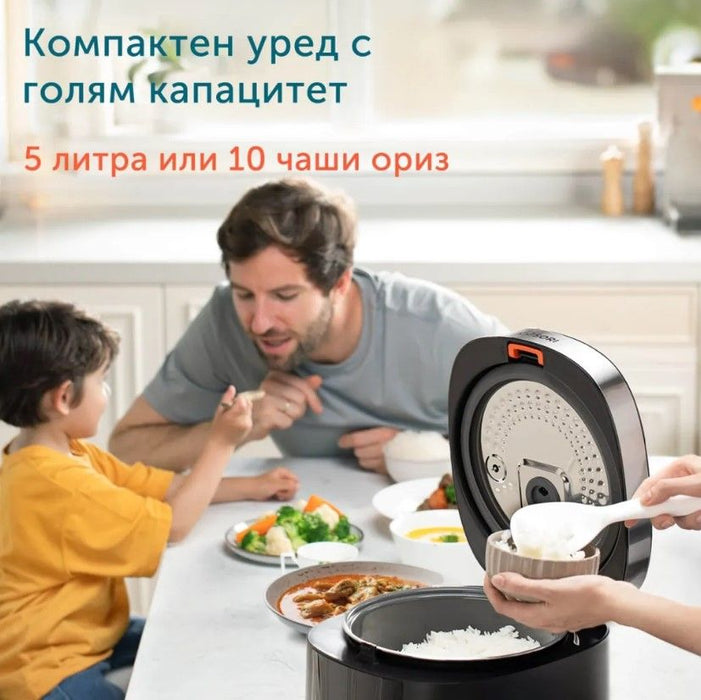 Мултикукър Cosori - CRC-R501-KEU, 970W, 17 програми, черен
