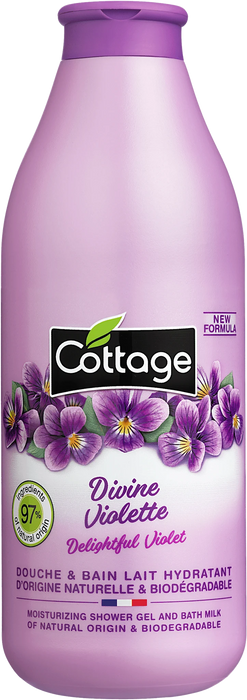 Душ гел за тяло Delightful Violet, 750 ml