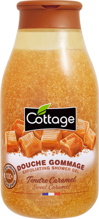 Ексфолиращ душ гел за тяло Sweer Caramel, 270 ml