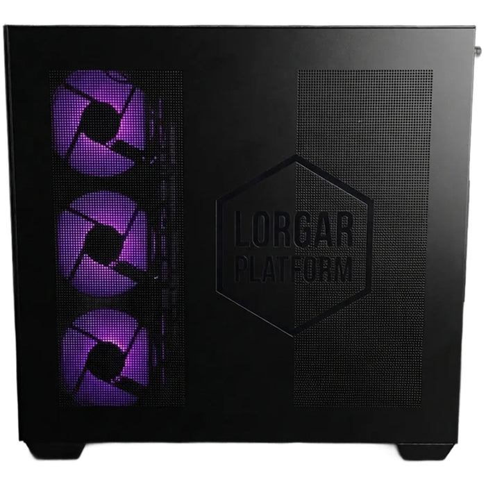 Гейминг настолен компютър LORGAR ADVANCED PCA201 BLACK AMD RYZEN 5 7500F, NVIDIA GEFORCE RTX5060 TI, RAM ПАМЕТ 16+16 GB, 6400 MHz