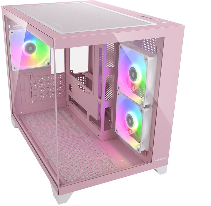 Кутия Cougar – FV150 Mini RGB, mini tower, розова