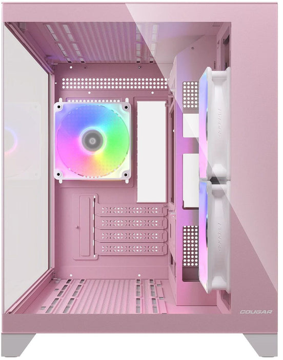 Кутия Cougar – FV150 Mini RGB, mini tower, розова