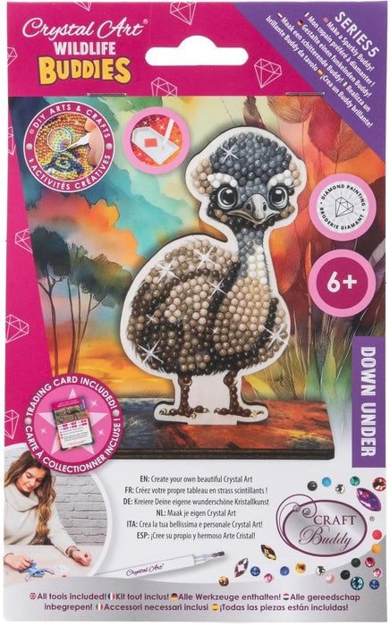 Комплект за диамантена бродерия Craft Buddy - Crystal Art Buddies: Ему, 7 части