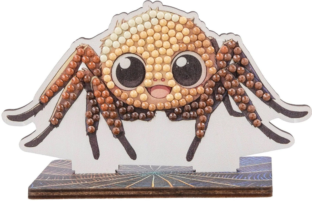 Комплект за диамантена бродерия Craft Buddy - Crystal Art Buddies: Паяк, 7 части