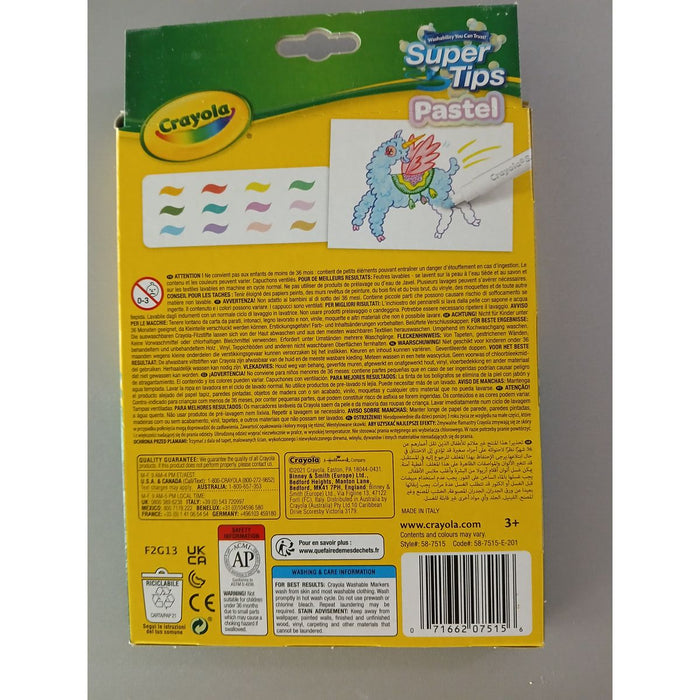 Комплект Химикали с Филц Pastel Crayola Миеща (12 uds)