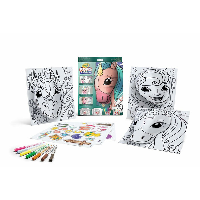 Картини за Оцветяване Crayola 3D Color Pops Еднорог