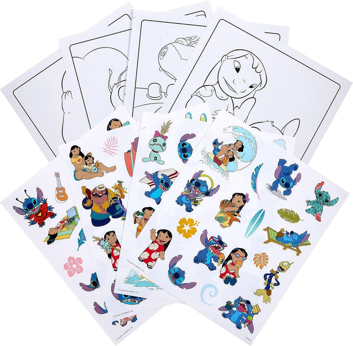 Книжка за оцветяване Crayola - Lilo And Stitch, с 50 стикера