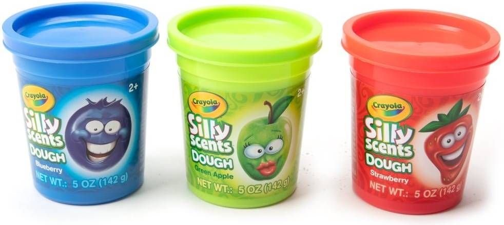 Комплект пластилин Crayola Silly Scent, 3 цвята
