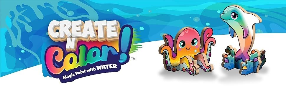 Творчески комплект Create N Colour - Делфин и октопод