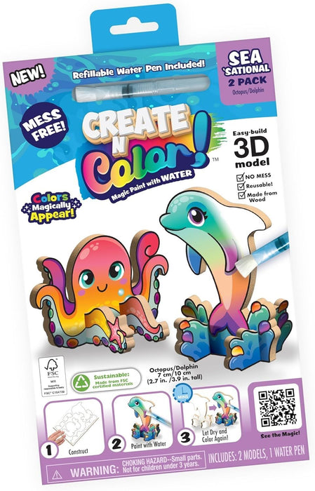 Творчески комплект Create N Colour - Делфин и октопод