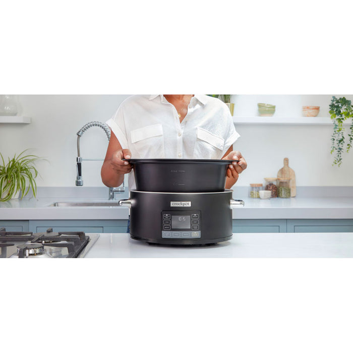 Уред за бавно готвене CROCK-POT TIMESELECT 5.6 L ЧЕРЕН