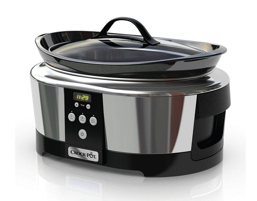 Бавна готварска печка Crock-Pot SCCPBPP605-050 с обем 5,7 литра (хром)