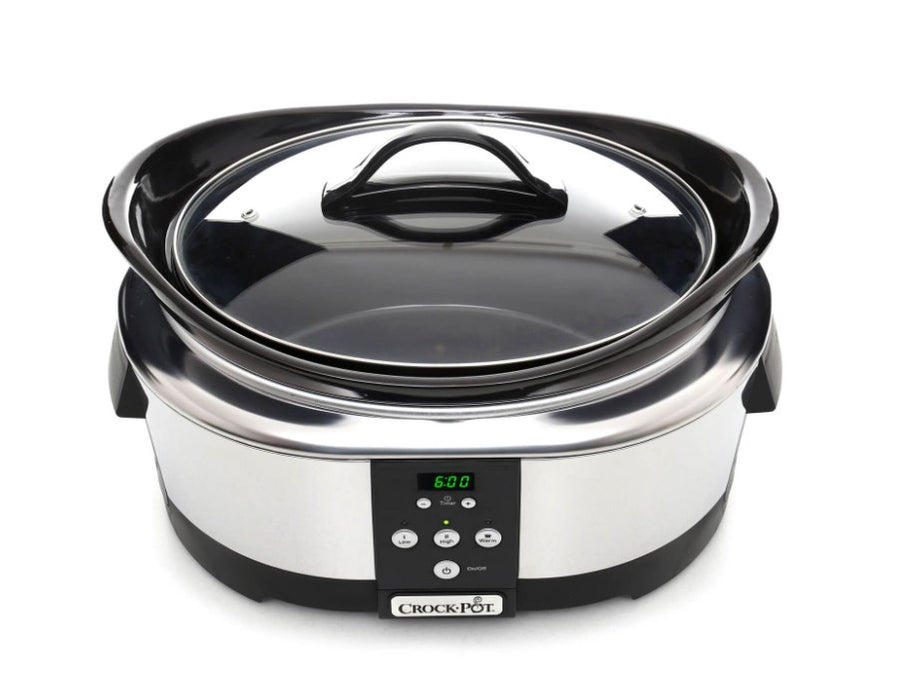 Бавна готварска печка Crock-Pot SCCPBPP605-050 с обем 5,7 литра (хром)