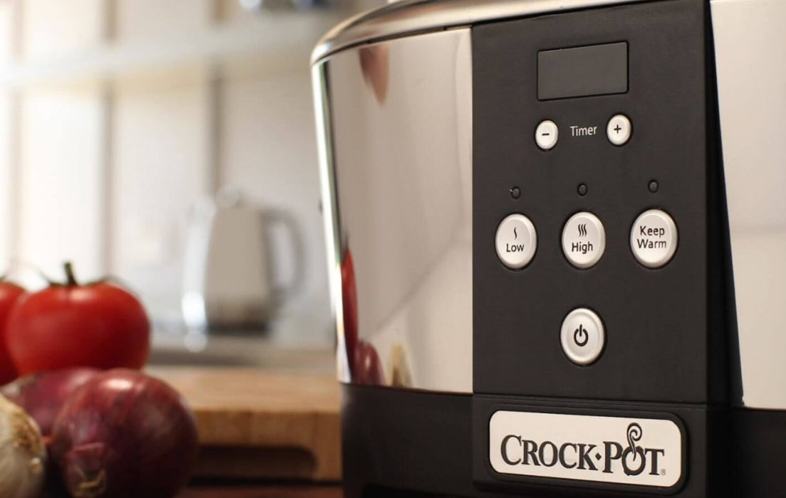 Бавна готварска печка Crock-Pot SCCPBPP605-050 с обем 5,7 литра (хром)