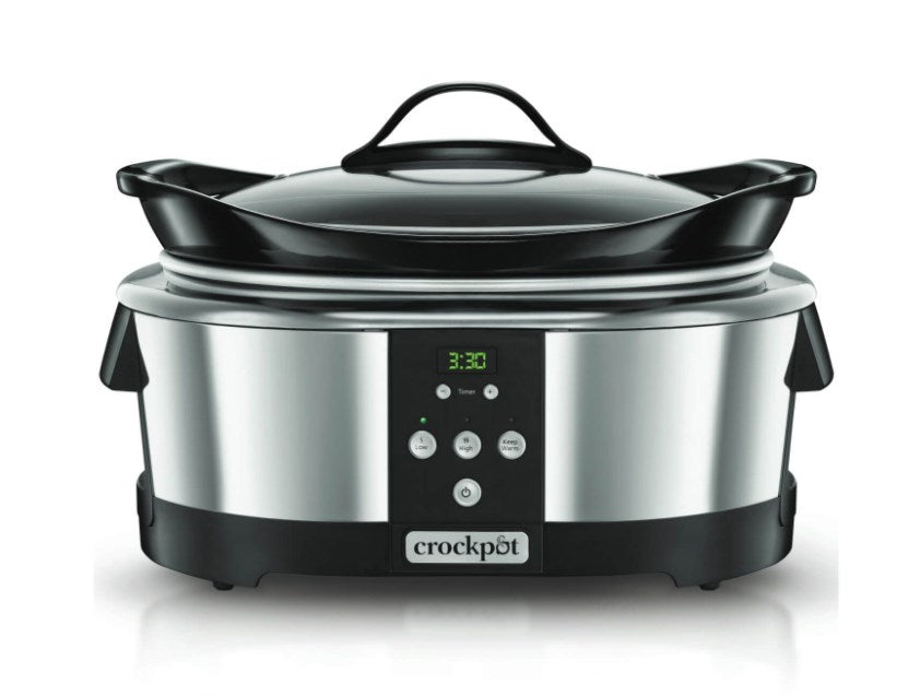 Бавна готварска печка Crock-Pot SCCPBPP605-050 с обем 5,7 литра (хром)