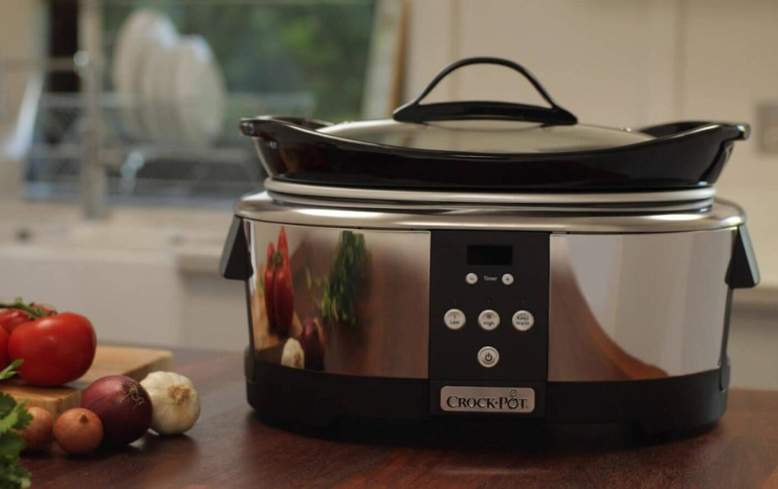 Бавна готварска печка Crock-Pot SCCPBPP605-050 с обем 5,7 литра (хром)