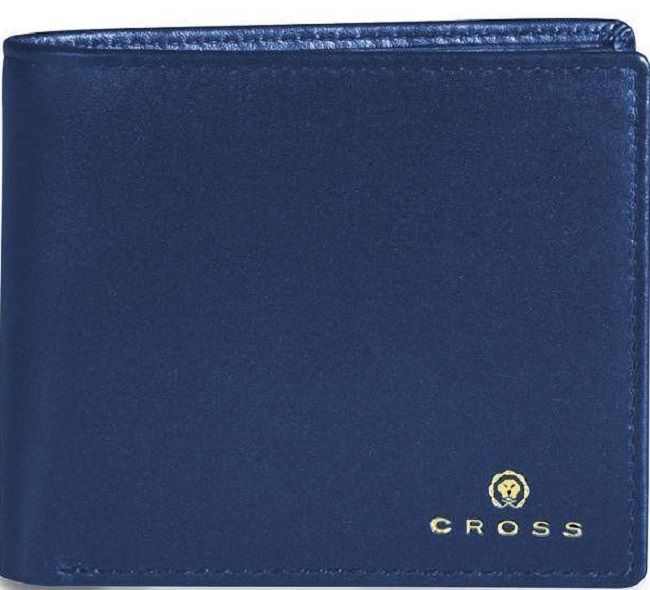 Мъжки портфейл Cross Concordia - С монетник, тъмносин