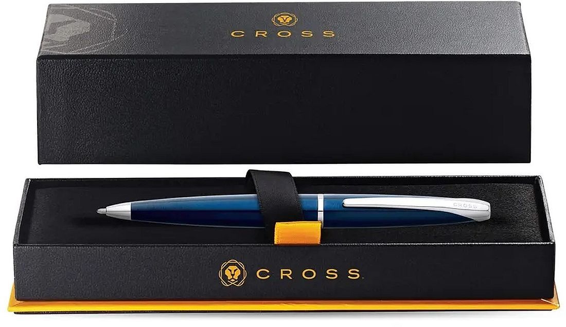 Химикалка Cross ATX - Translucent Blue Lacquer