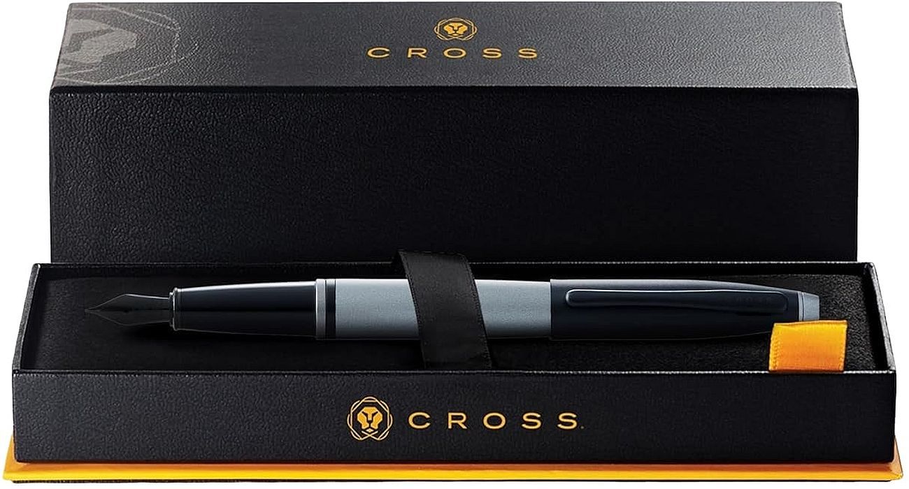 Писалка Cross Calais - Matte Gray and Black Lacquer, M