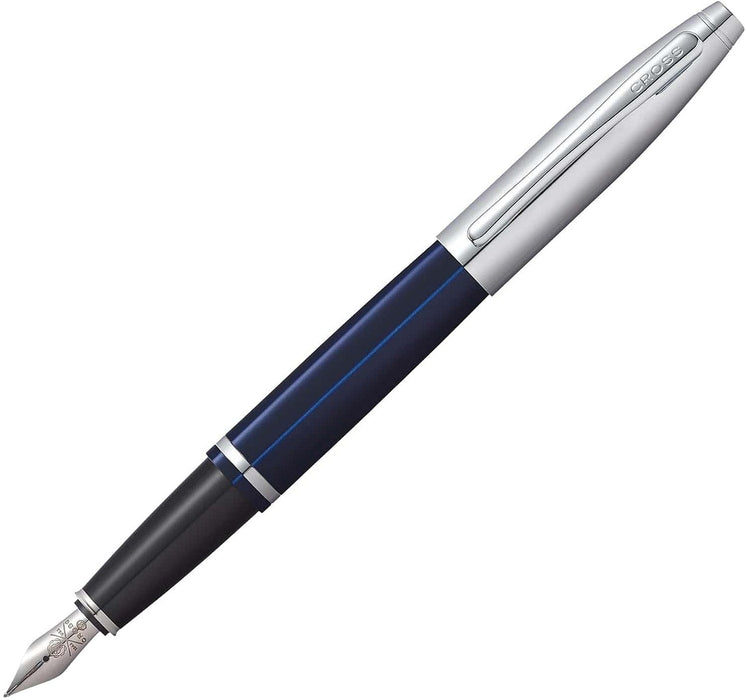 Писалка Cross Calais - Chrome and Blue Lacquer