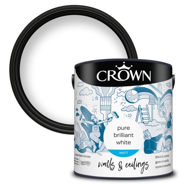 ИНТЕРИОРНA БОЯ CROWN BRILLIANT WHITE2.5L