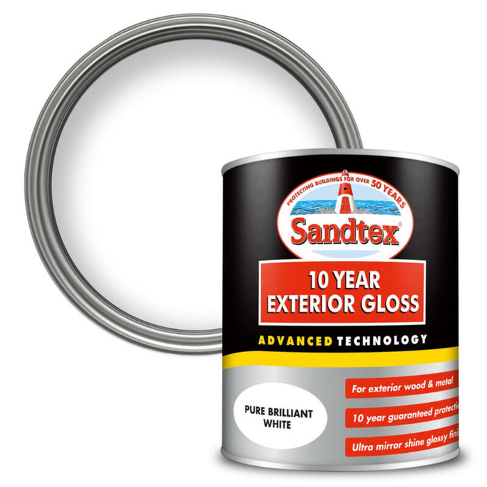 БОЯ SANDTEX GLOSS BRILLIANT WHITE 0.750L