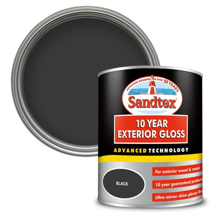 БОЯ SANDTEX GLOSS BLACK 0.750L