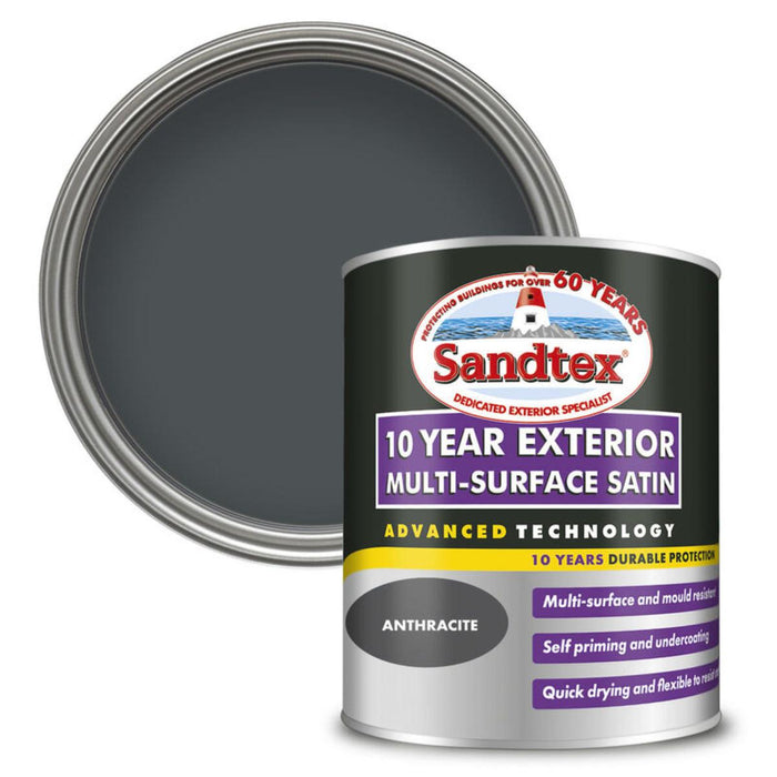 БОЯ SANDTEX SATIN ANTHRACITE WATER BASE