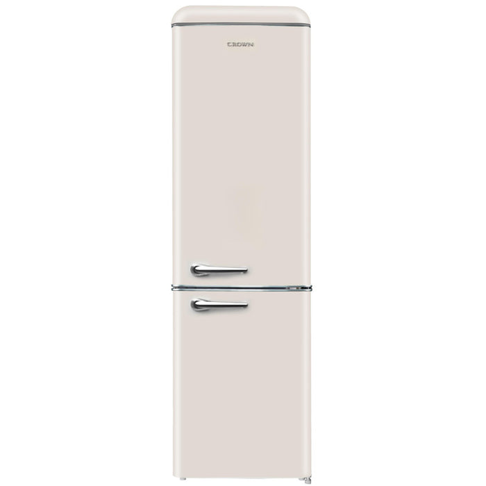 Хладилник с фризер Crown CBR250E BEIGE , 250 l, E , Статична , Бежов