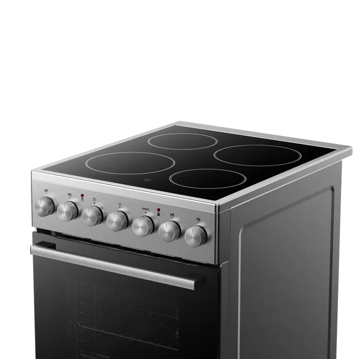 Готварска печка (ток) Crown CEC50M8IX , INOX , Керамични