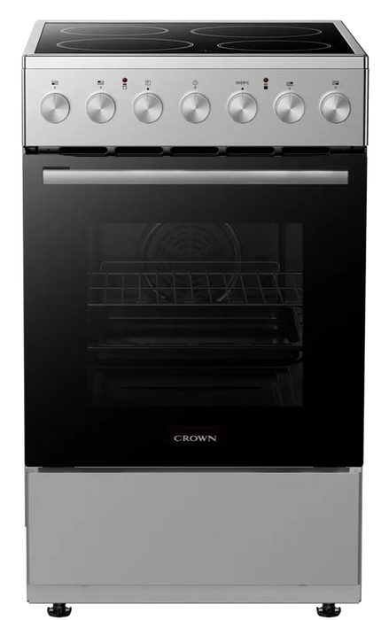 Готварска печка (ток) Crown CEC50M8IX , INOX , Керамични