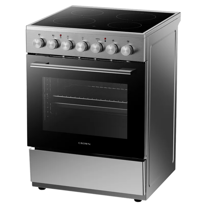 Готварска печка (ток) Crown CEC60M8IX , Керамични , INOX