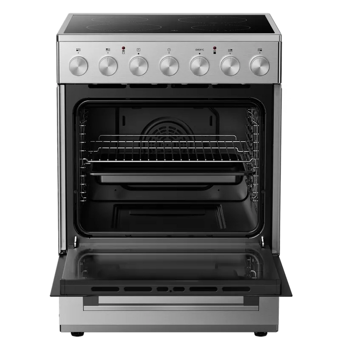 Готварска печка (ток) Crown CEC60M8IX , Керамични , INOX