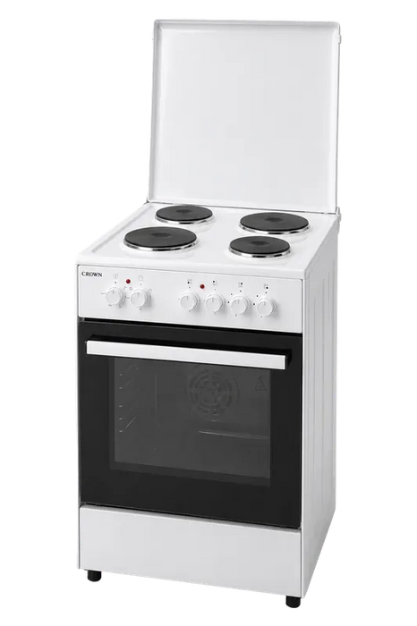 Готварска печка (ток) Crown CHP-5060W , 4 ток , Бял