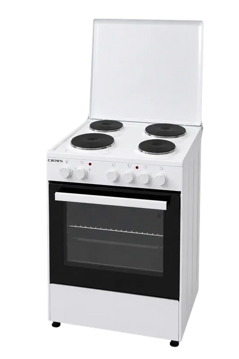 Готварска печка (ток) Crown CHP-6060W , 4 ток , Бял