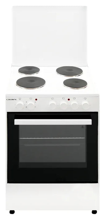 Готварска печка (ток) Crown CHP-6060W , 4 ток , Бял