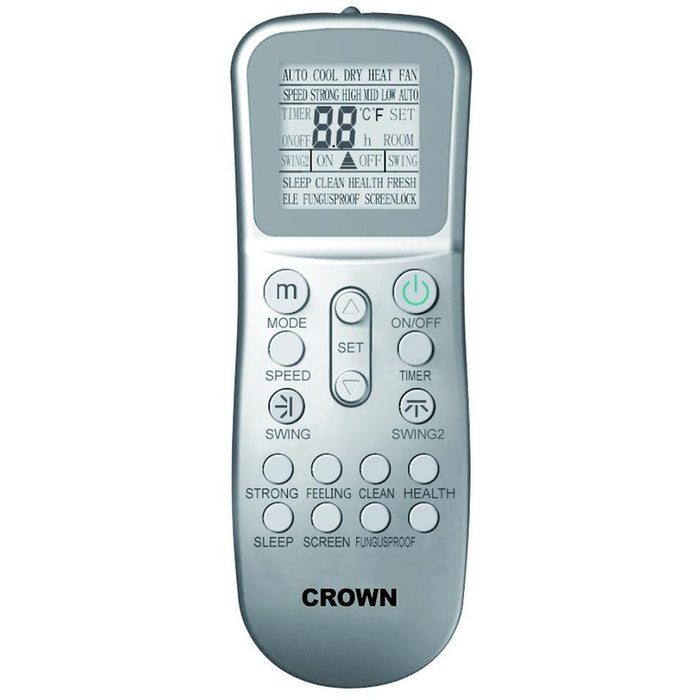 Климатик Crown CIT-12FO62AS , 12000 охл/отопление BTU, A++ , Инверторни системи