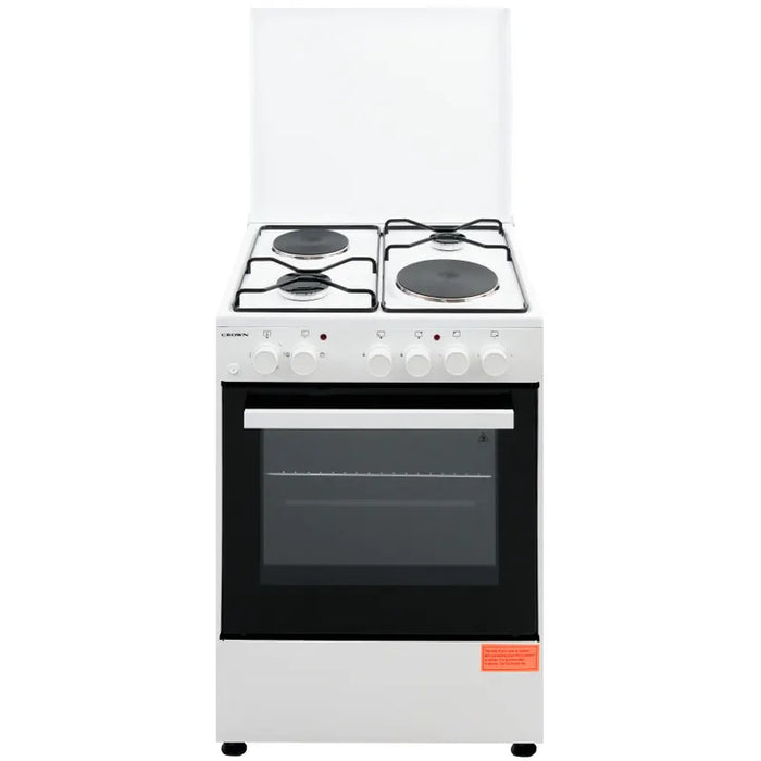 Готварска печка (ток/газ) Crown CR-6060WH , 2 газ 2ток , Бял