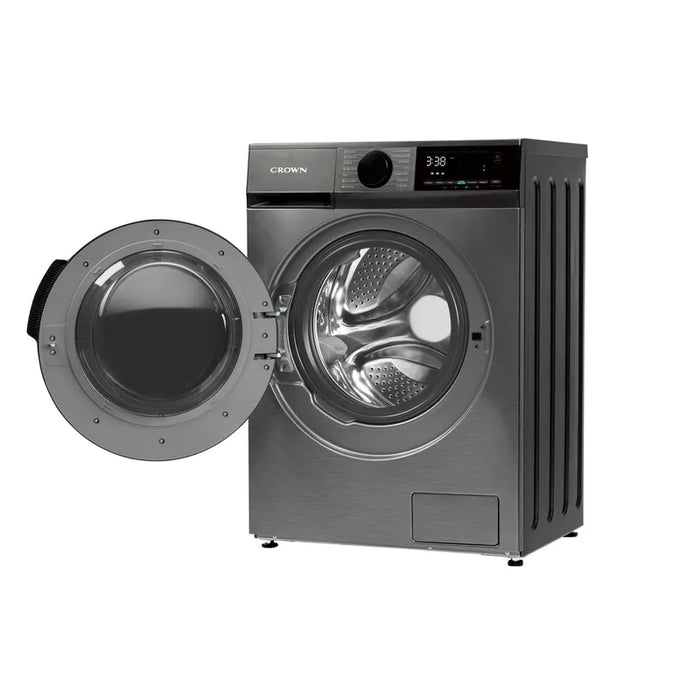 Пералня със сушилня Crown CWD10714DIX , 10.00 kg, 1400 об./мин., 7 kg, A , D , D , Inox
