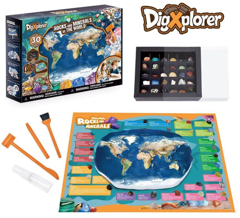Образователен комплект Cubic Fun DigXplorer - Скали и минерали
